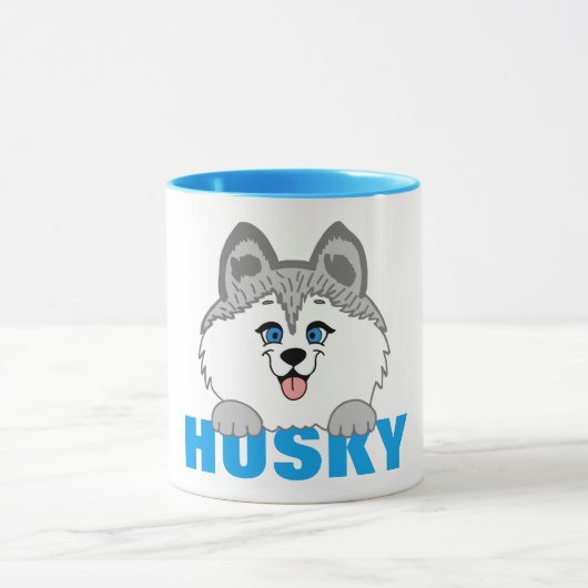 Husky-hond 11 oz Combo-mok Mok (Midden)