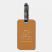 Husky-hond bagage label (Achterkant verticaal)