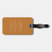 Husky-hond bagage label (Achterkant horizontaal)