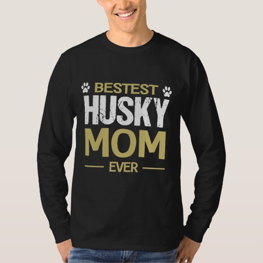 Husky Hond Beste Husky Moeder Ooit T-shirt (Voorkant)
