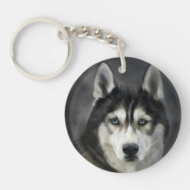 Husky Hond Grote Hond Dier Huisdier Sleutelhanger