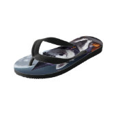 Husky Hond Halloween Avontuur Moonlit Magic Spooky Kinder Teenslippers (Schuin)