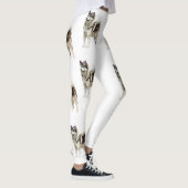 Husky hond, Hondenliefhebbers Custom Leggings (Rechts)