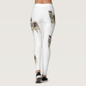 Husky hond, Hondenliefhebbers Custom Leggings (Achterkant)