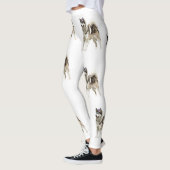 Husky hond, Hondenliefhebbers Custom Leggings (Links)