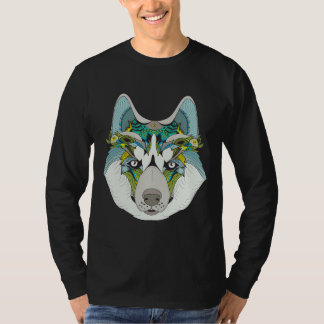 Husky Hond Illustratie Hond T-shirt
