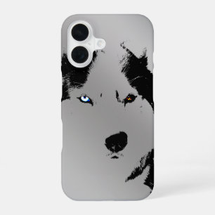 Husky-hond iPhone hoezen Husky Malamute mobiele te 16 Hoesje