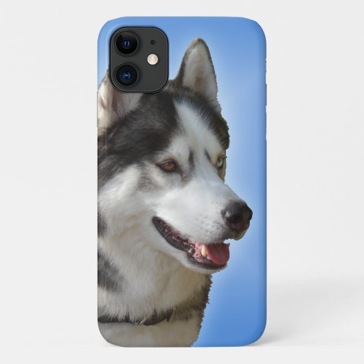 Husky-hond iPhone hoezen Husky Malamute Pup hoezen (Achterkant)