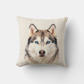 Husky-hond kunstontwerp kussen (Voorkant)