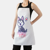 Husky Hond Moeder Leuke Kawaii Puppy Schort (Insitu)