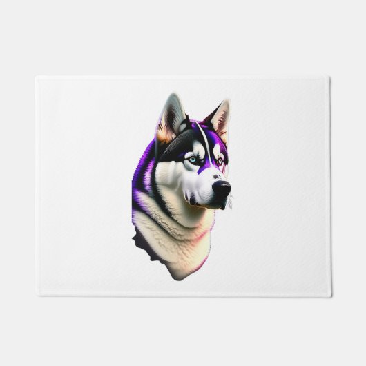Husky-hond ontwerp deurmat (Voorkant)