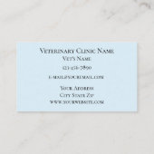 Husky Hond Witte Draak Avonturen Visitekaartje (Achterkant)