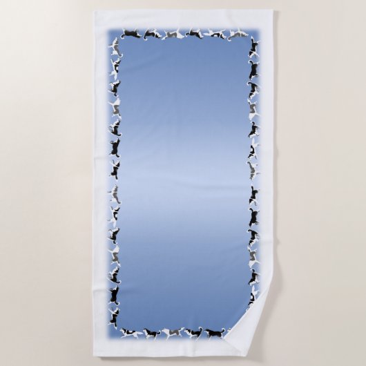 Husky Honden Handdoek Husky Malamute Strand Handdo (Voorkant)