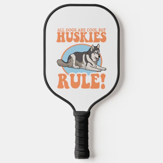 Husky Hondeneigenaar Huskies Pickleball Paddle (Voorkant)