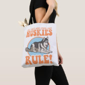 Husky Hondeneigenaar Huskies Tote Bag (Dichtbij)