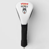 Husky Hondenliefhebber Golfheadcover (Voorkant)