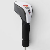 Husky Hondenliefhebber Golfheadcover (Schuin)