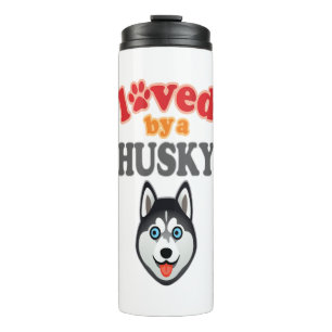Husky Hondenliefhebber Thermosbeker