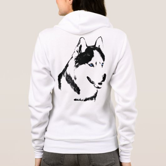 Husky Hoodie Jacket Women's Hooded Husky Jacket (Achterkant)