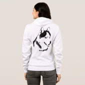 Husky Hoodie Jacket Women's Hooded Husky Jacket (Achterkant volledig)