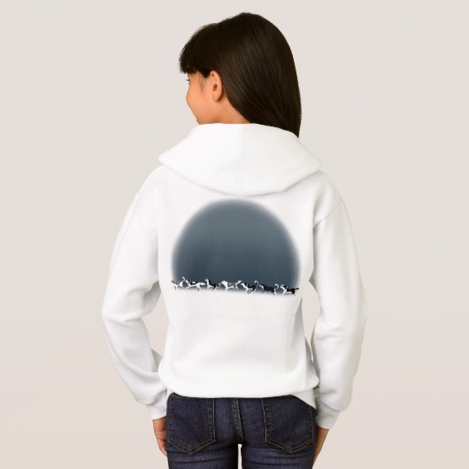 Husky Hoodie Kind Sled Dog Kind Husky Sweatshirt (Achterkant volledig)