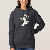 Husky Hoodie Shirt Women's Hooded Husky Sweatshirt (Voorkant)