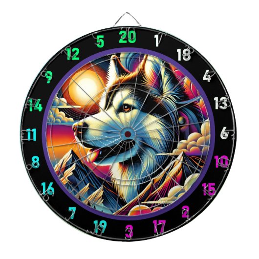 Husky Horizon Game Room Essential Dartbord (Voorkant)