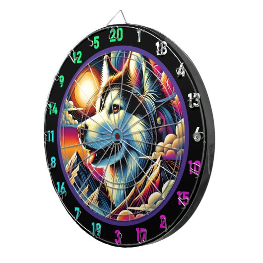 Husky Horizon Game Room Essential Dartbord (Voorkant Rechts)