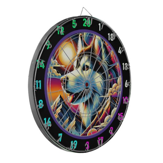 Husky Horizon Game Room Essential Dartbord (Voorkant Links)