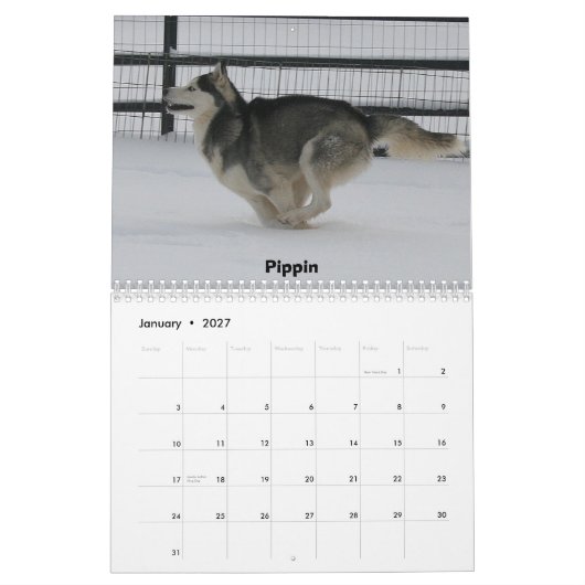 Husky House 2011 Agenda Kalender (Jan 2027)