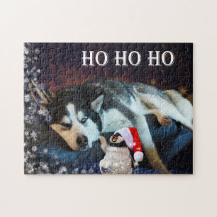 Husky Humbug kerst Legpuzzel