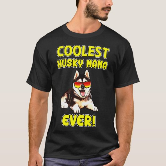 Husky Husky mama T-shirt (Voorkant)