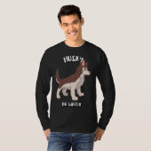 Husky Husky On Watch T-shirt (Voorkant volledig)