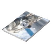 Husky in het Notitieblok Snow (Linkerzijde)