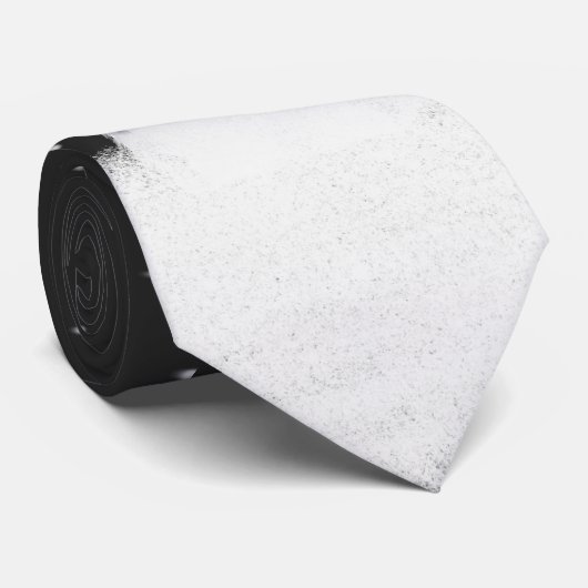 Husky in Snowflakes Stropdas (Opgerold)