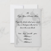 Husky Invitations op persoonlijke titel Siberian H Kaart (Achterkant)