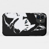 Husky iPhone 5 Hoesje Siberian Husky Malamute Hoes (Achterkant (horizontaal))