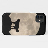 Husky iPhone 5 Hoesje Siberian Husky Wolf Dog Hoes (Achterkant (horizontaal))