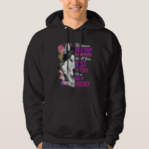 Husky is een meisje met de beste vriendschappelijk hoodie