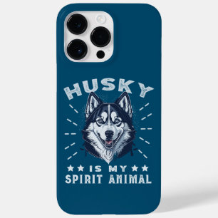 Husky is mijn geest dier majestueuze husky hond Case-Mate iPhone 14 pro max hoesje