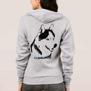 Husky Jacket Vrouwen Sled Hond Gepersonaliseerde J Hoodie