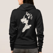 Husky Jacket Women's Siberian Husky Jackets (Achterkant)