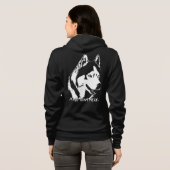 Husky Jacket Women's Sled Dog gepersonaliseerde Ja Hoodie (Achterkant volledig)