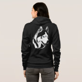 Husky jas Dames Husky Malamute Jassen Hoodie (Achterkant volledig)