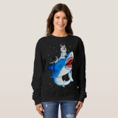 Husky Jawsome Dog Galaxy Trui (Voorkant volledig)