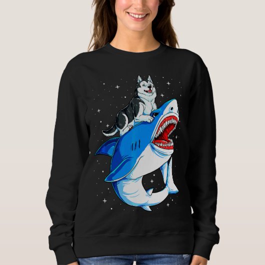 Husky Jawsome Dog Galaxy Trui (Voorkant)