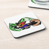 Husky joy bier onderzetter (Linkerzijde)