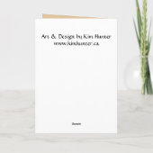 Husky Kaart Alaskan Malamute Kaart gepersonaliseer (Achterkant)