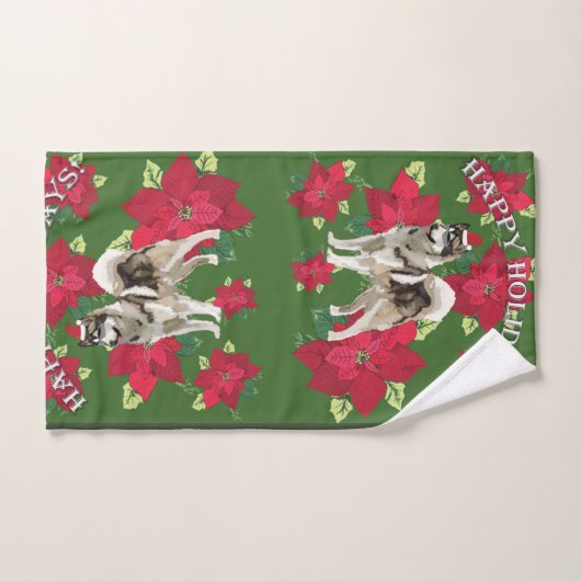 Husky Kerst handdoek Set (Handdoek)