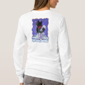 Husky Kerstmis T-shirt (Achterkant)
